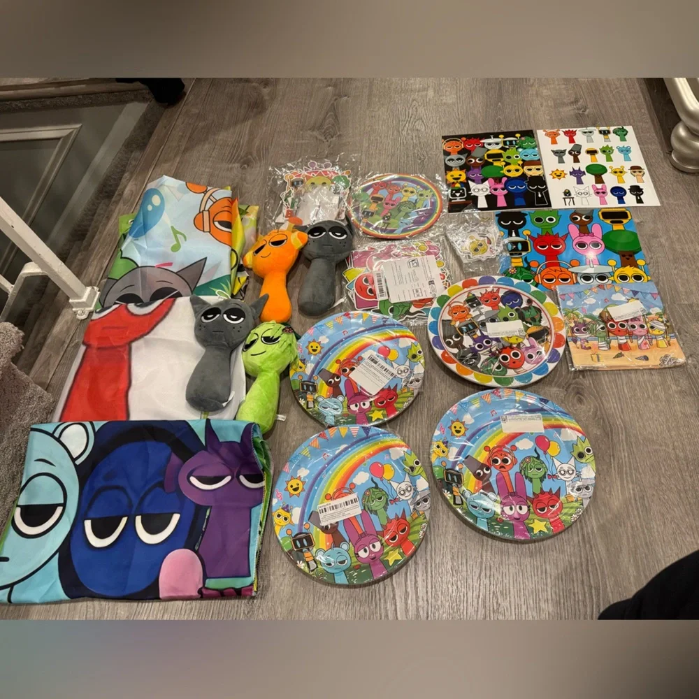 Sprunki birthday party supplies - Picture 3 of 10
